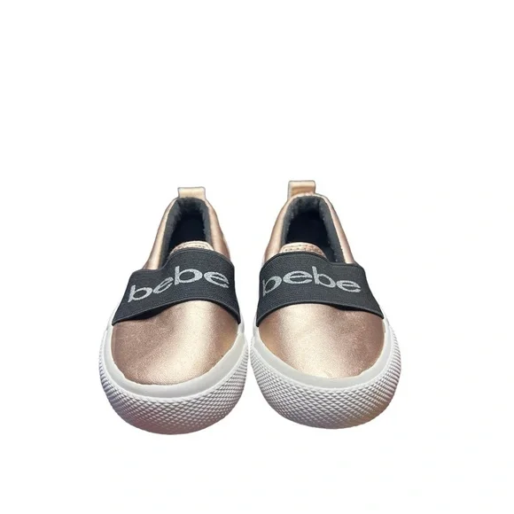 Toddler Bebe Girls Casual Slip on Sneaker - Picture 2 of 3